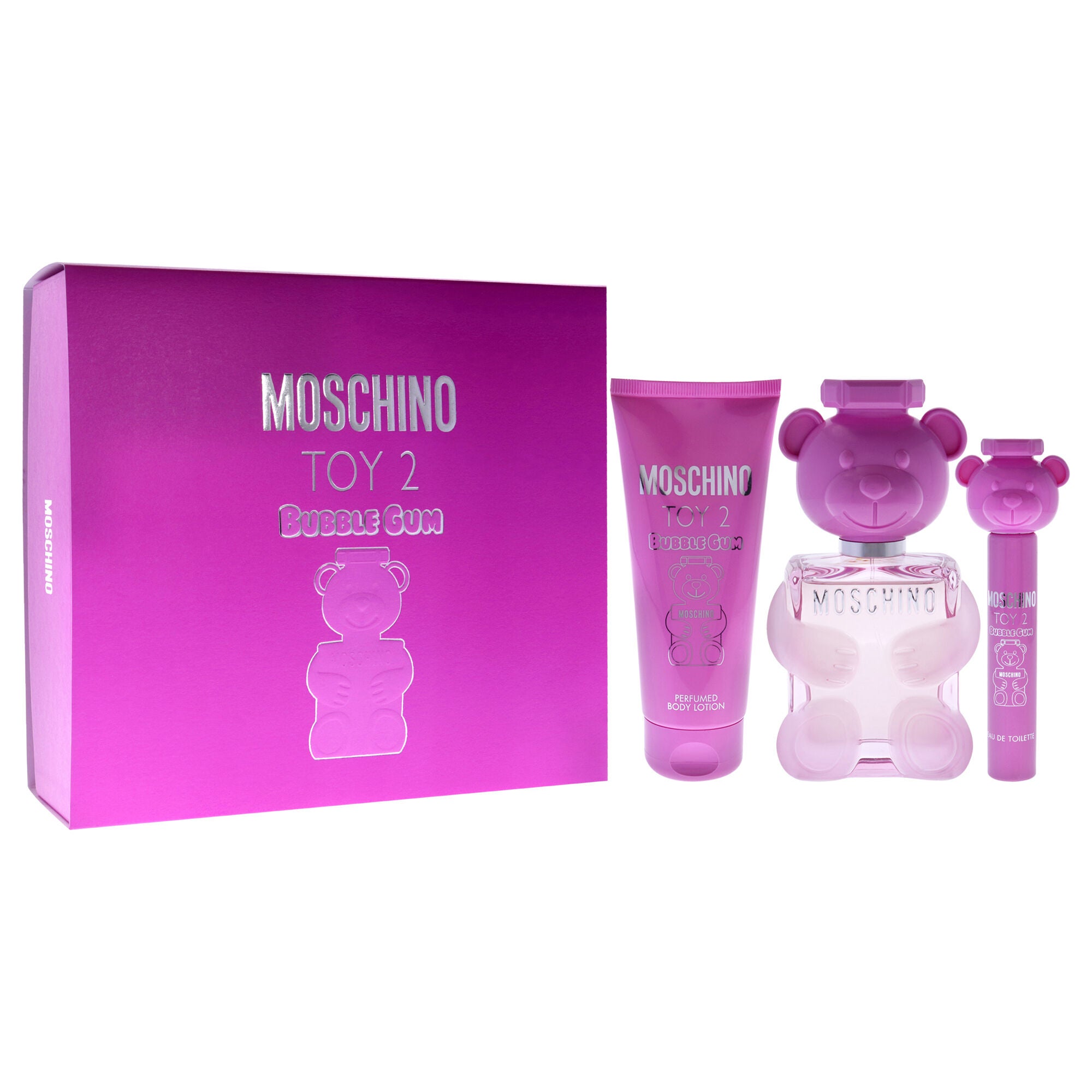 Moschino Toy 2 Bubble Gum by Moschino for Women - 3 Pc Gift Set 3.4oz EDT Spray, 0.34oz EDT Spray, 3.4oz Body Lotion, , alternate image number 7