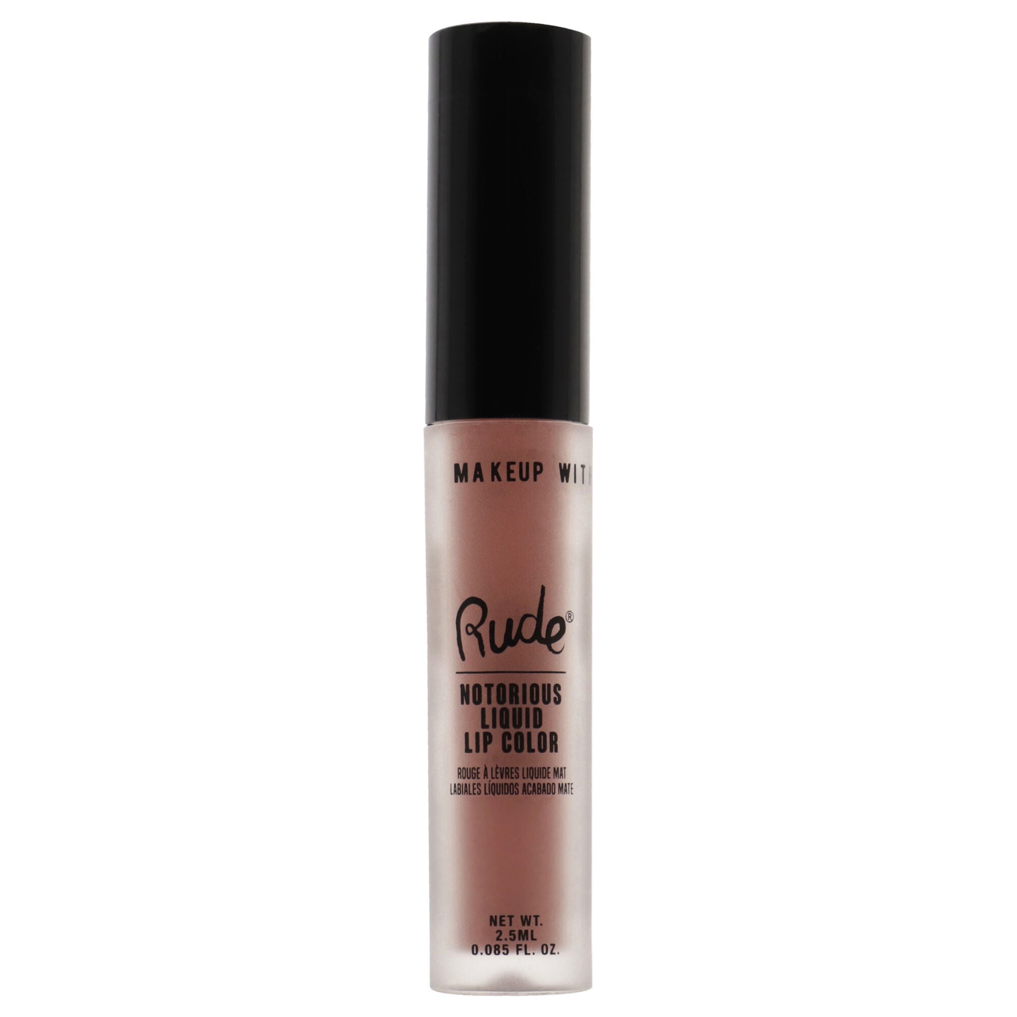 Notorious Rich Long Liquid Lip Color - Below the Belt by Rude Cosmetics for Women - 0.1 oz Lip Color, See Description, alternate image number 1