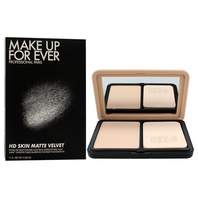 HD Skin Matte Velvet Powder Foundation - 1N00 Alabaster by Make Up For Ever for Women - 0.38 oz Foundation, Beige, alternate image number 1