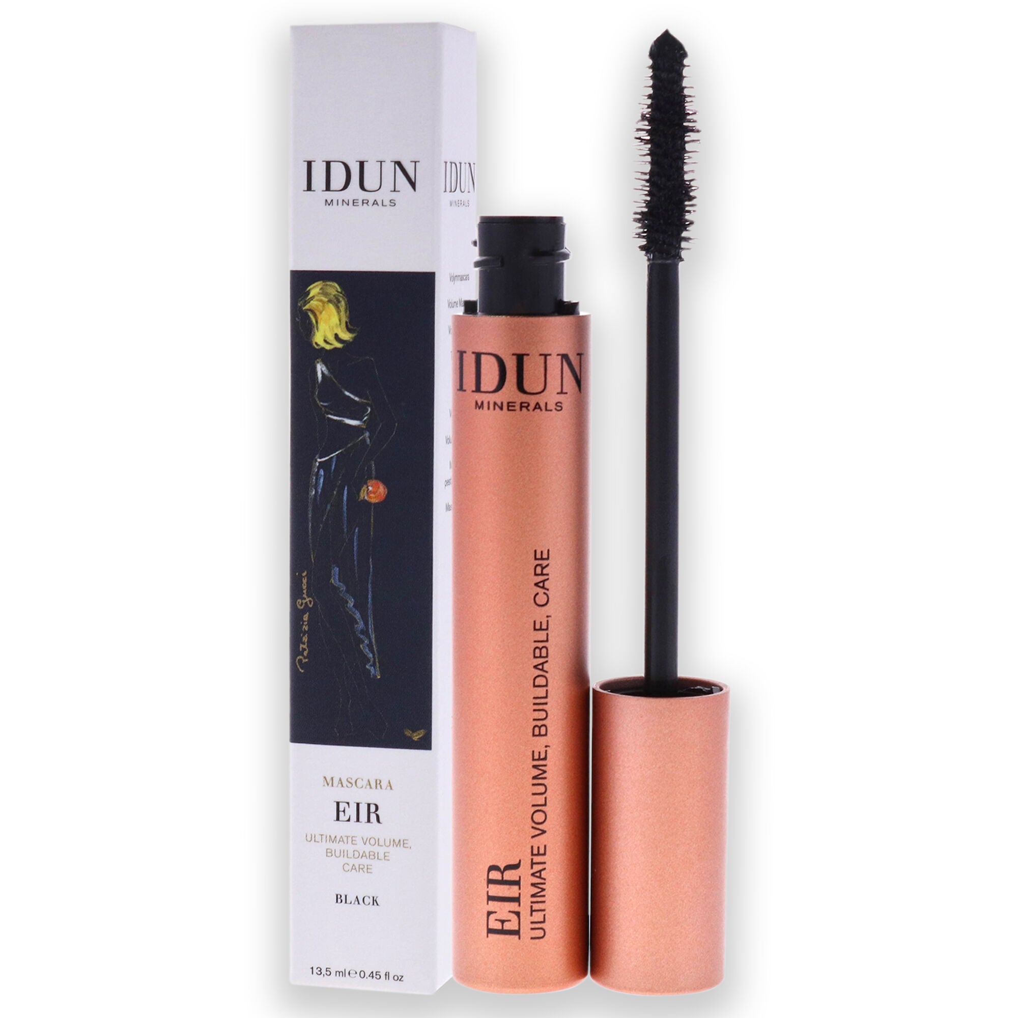Eir Mascara - 013 Black by Idun Minerals for Women - 0.45 oz Mascara, See Description, alternate image number 2