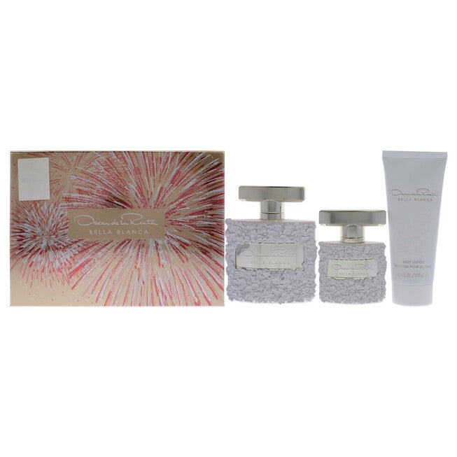 Bella Blanca by Oscar De La Renta for Women - 3 Pc Gift Set 3.4oz EDP Spray, 3.4oz Body Lotion, 1oz EDP Spray, , alternate image number 4
