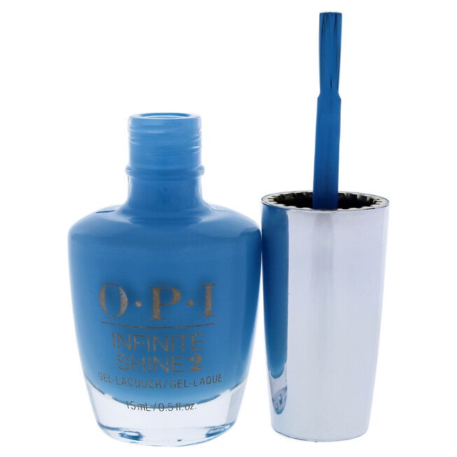 Infinite Shine 2 Lacquer - IS L18 To Infinity & Blue-Yond by OPI for Women - 0.5 oz Nail Polish, See Description, alternate image number 2
