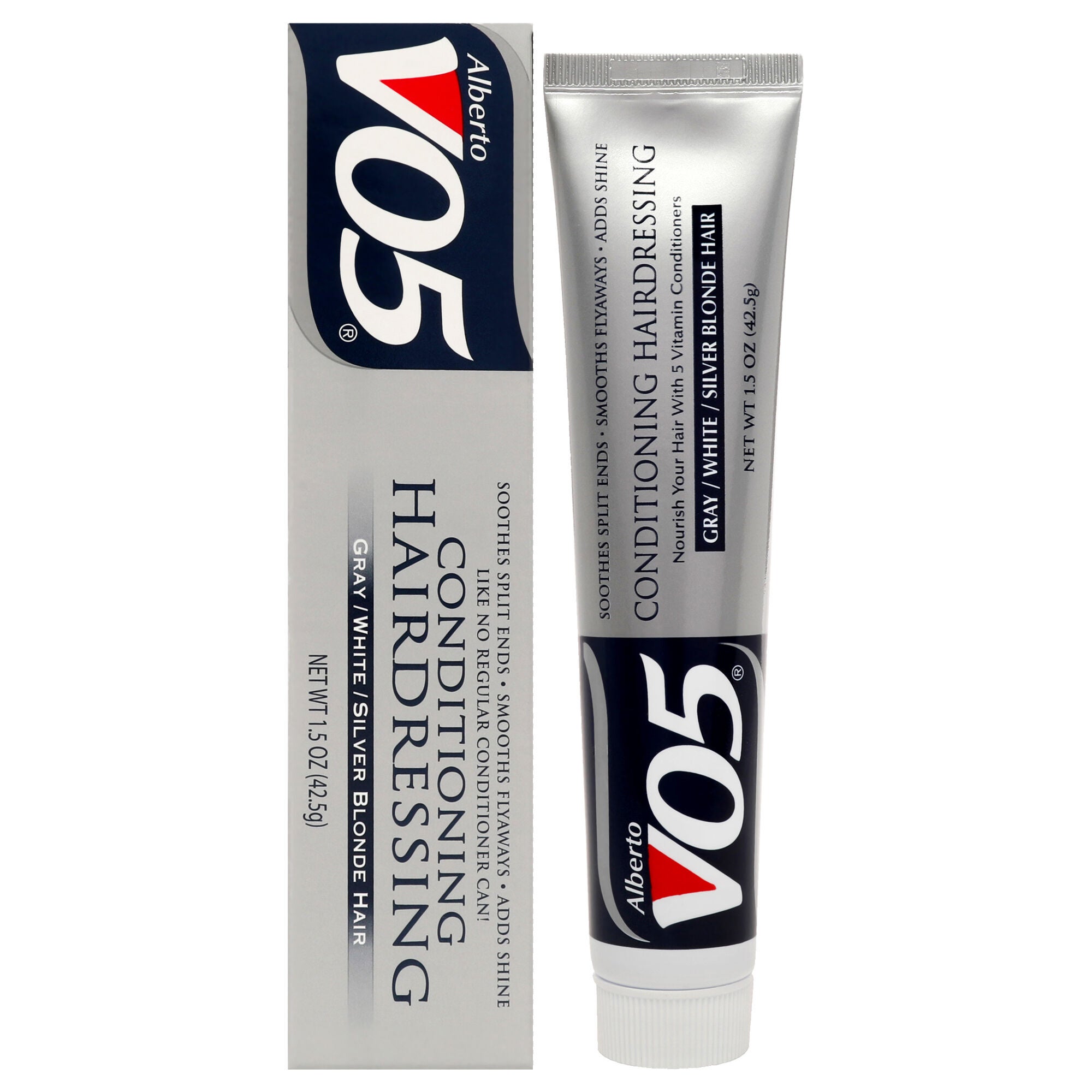 Conditioning Hairdressing - Gray White Silver Blonde Hair by Alberto VO5 for Unisex - 1.5 oz Conditioner, See Description, hi-res image number 0