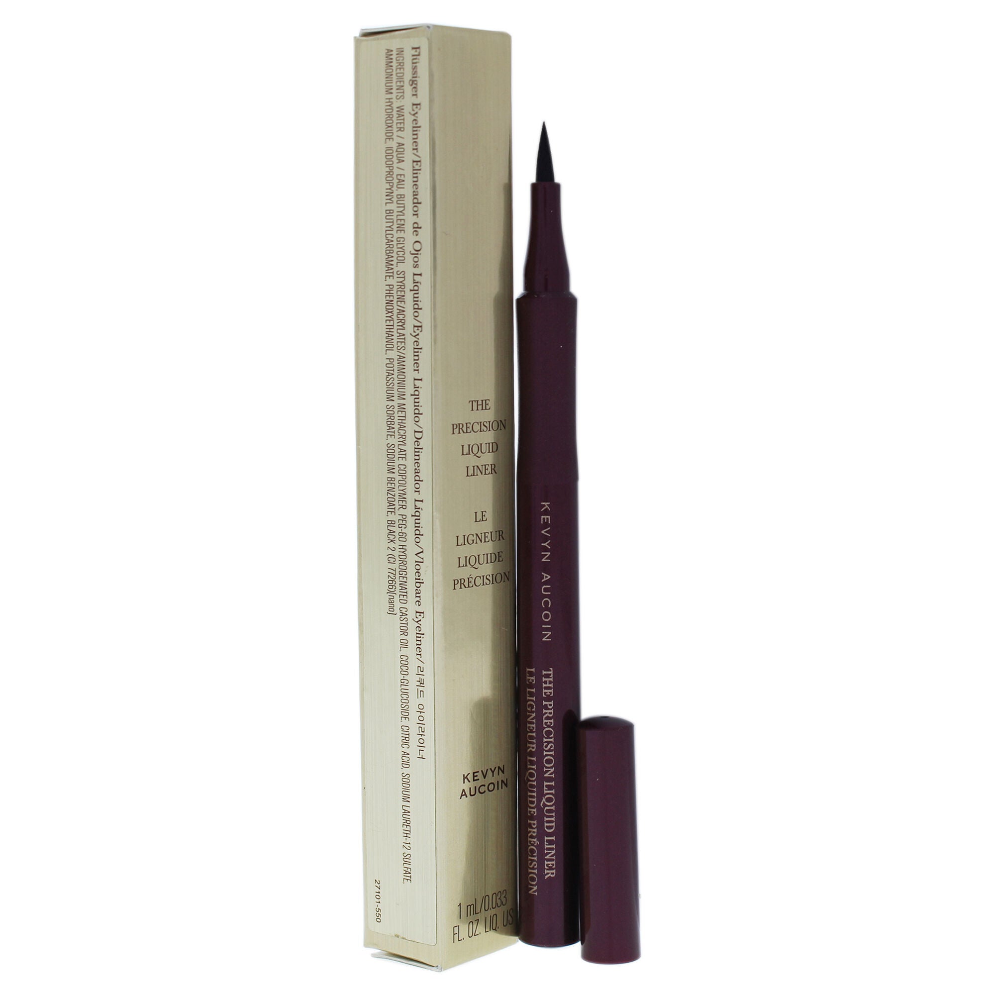 The Precision Liquid Liner - Black by Kevyn Aucoin for Women - 0.033 oz Eyeliner, , alternate image number 6
