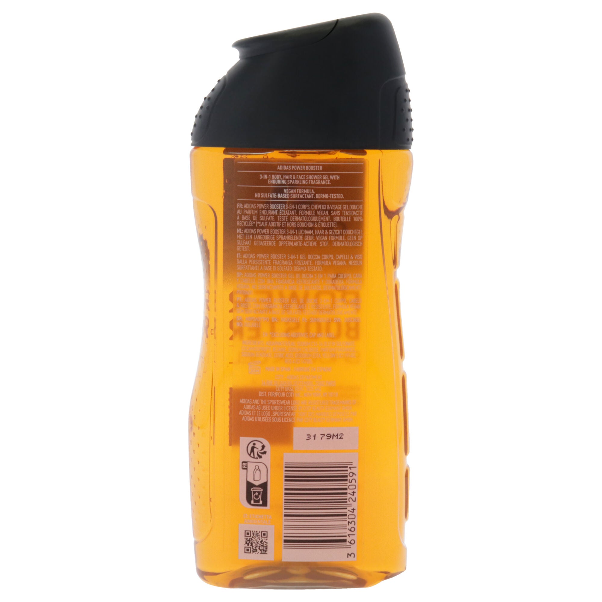 Shower Gel - Power Booster by Adidas for Men - 8.4 oz Shower Gel, , alternate image number 3