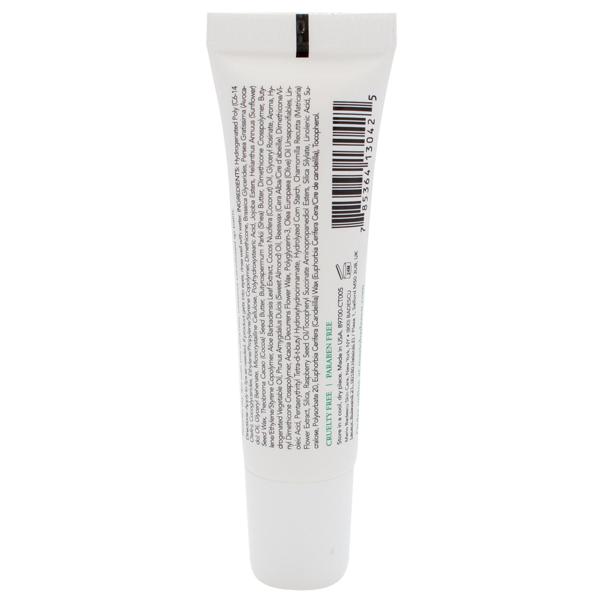 Lip Balm by Mario Badescu for Women - 0.35 oz Lip Balm, White, alternate image number 1