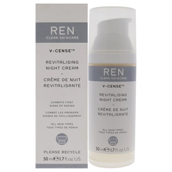 V-Cense Revitalising Night Cream by REN for Unisex - 1.7 oz Cream, NA, hi-res image number null