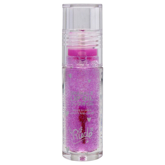 Manga Collection Sparkle Lip Oil - Grape by Rude Cosmetics for Women 0.14oz Lip Oil, See Description, alternate image number 4