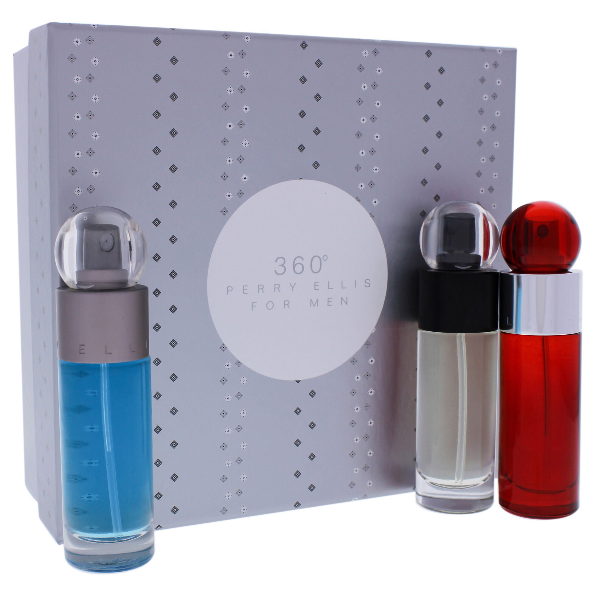 360 by Perry Ellis for Men - 3 Pc Gift Set 1oz 360 EDT Spray, 1oz 360 Red EDT Spray, 1oz Reserve EDT Spray, See Description, alternate image number 2