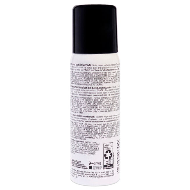 Root Touch Up Temporary Haircolor Spray - Darkest Brown by AGEbeautiful for Unisex - 2 oz Hair Color, NA, alternate image number null
