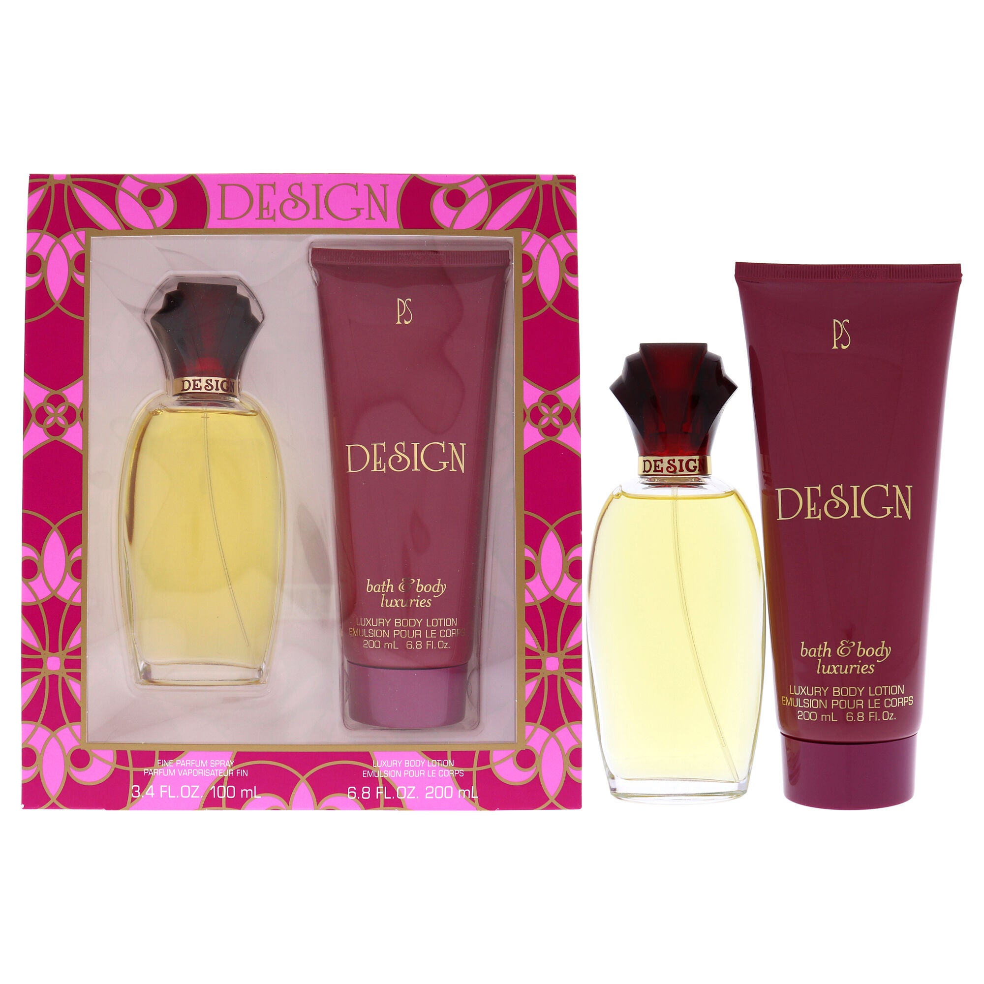 Design by Paul Sebastian for Women - 2 Pc Gift Set 3.4oz Fine Parfum Spray, 6.8oz Luxury Body Lotion, See Description, hi-res image number 0