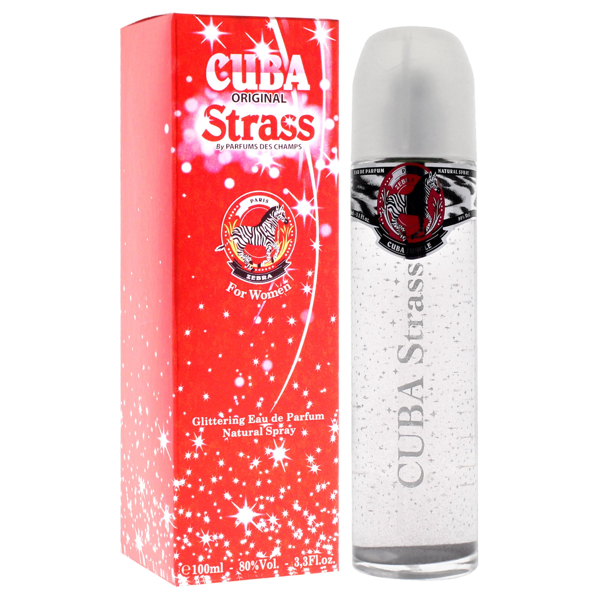 Cuba Strass Zebra by Cuba for Women - 3.3 oz EDP Spray, See Description, alternate image number 1
