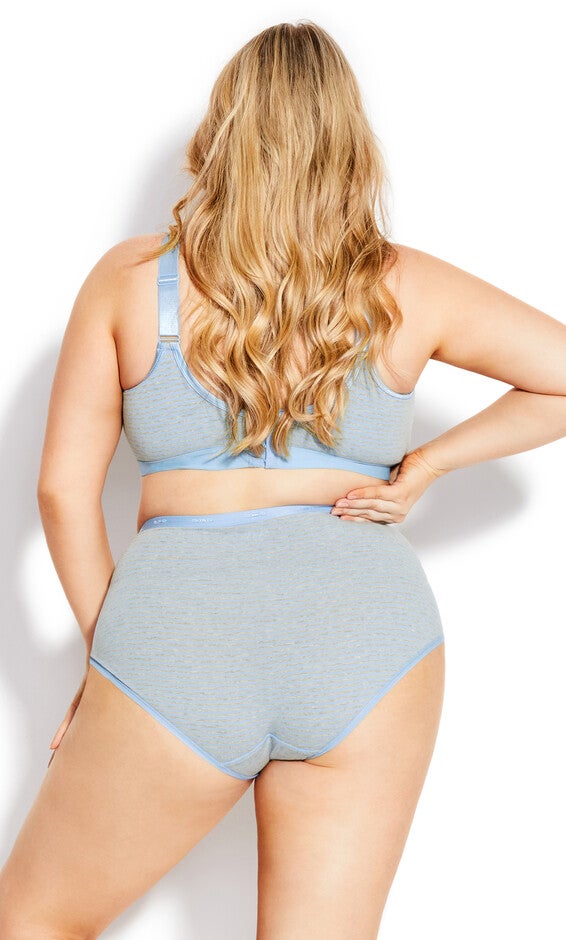 Fashion Cotton Thong - blue stripe, , alternate image number null