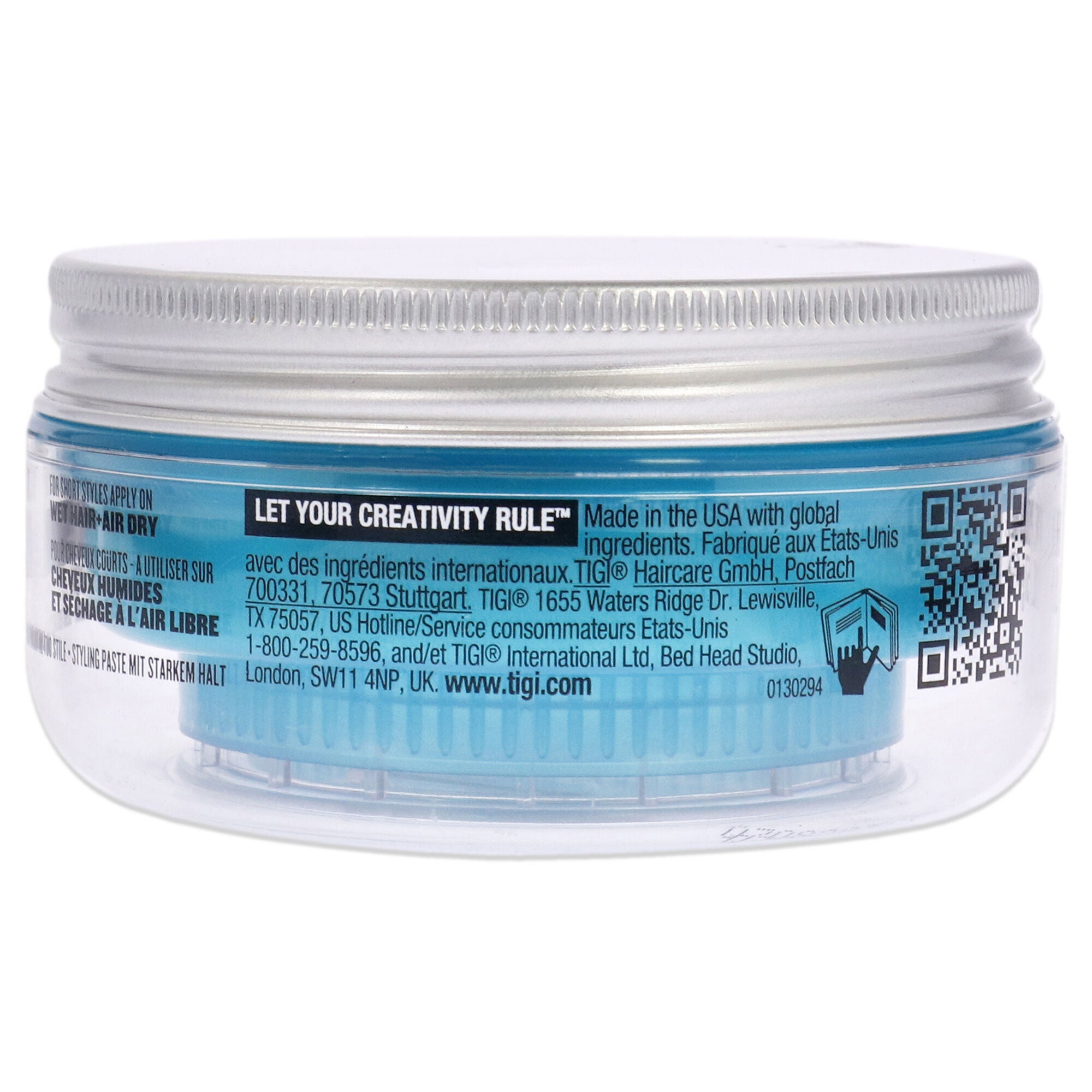 Bed Head Manipulator Texturizing Putty by TIGI for Men - 2.01 oz Putty, See Description, alternate image number 2