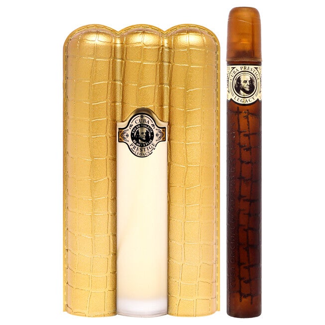 Cuba Prestige Legacy by Cuba for Men - 2 Pc Gift Set 3oz EDT Spray, 1.17oz EDT Spray, NA, alternate image number null