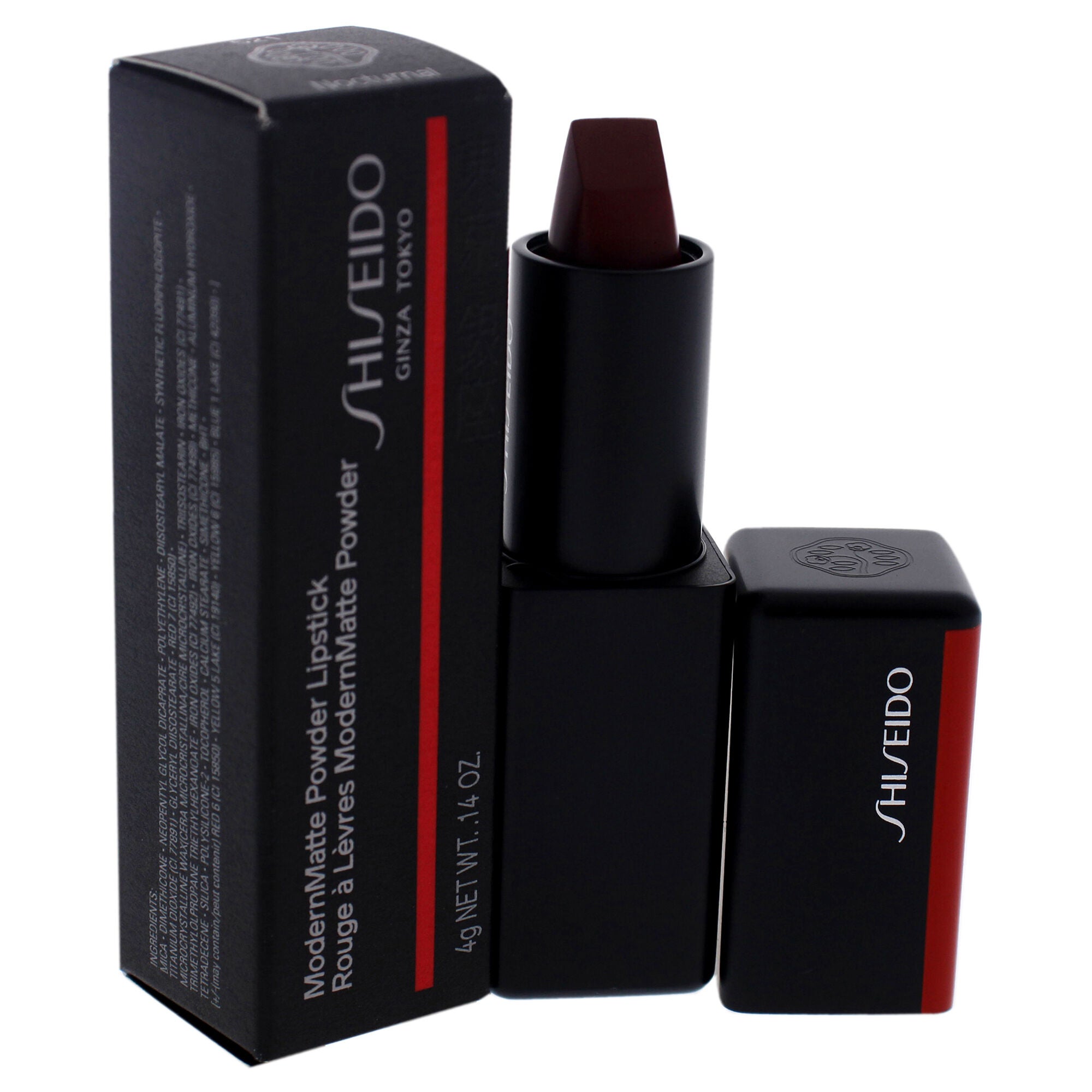 ModernMatte Powder Lipstick - 521 Nocturnal by Shiseido for Women - 0.14 oz Lipstick, , alternate image number 8