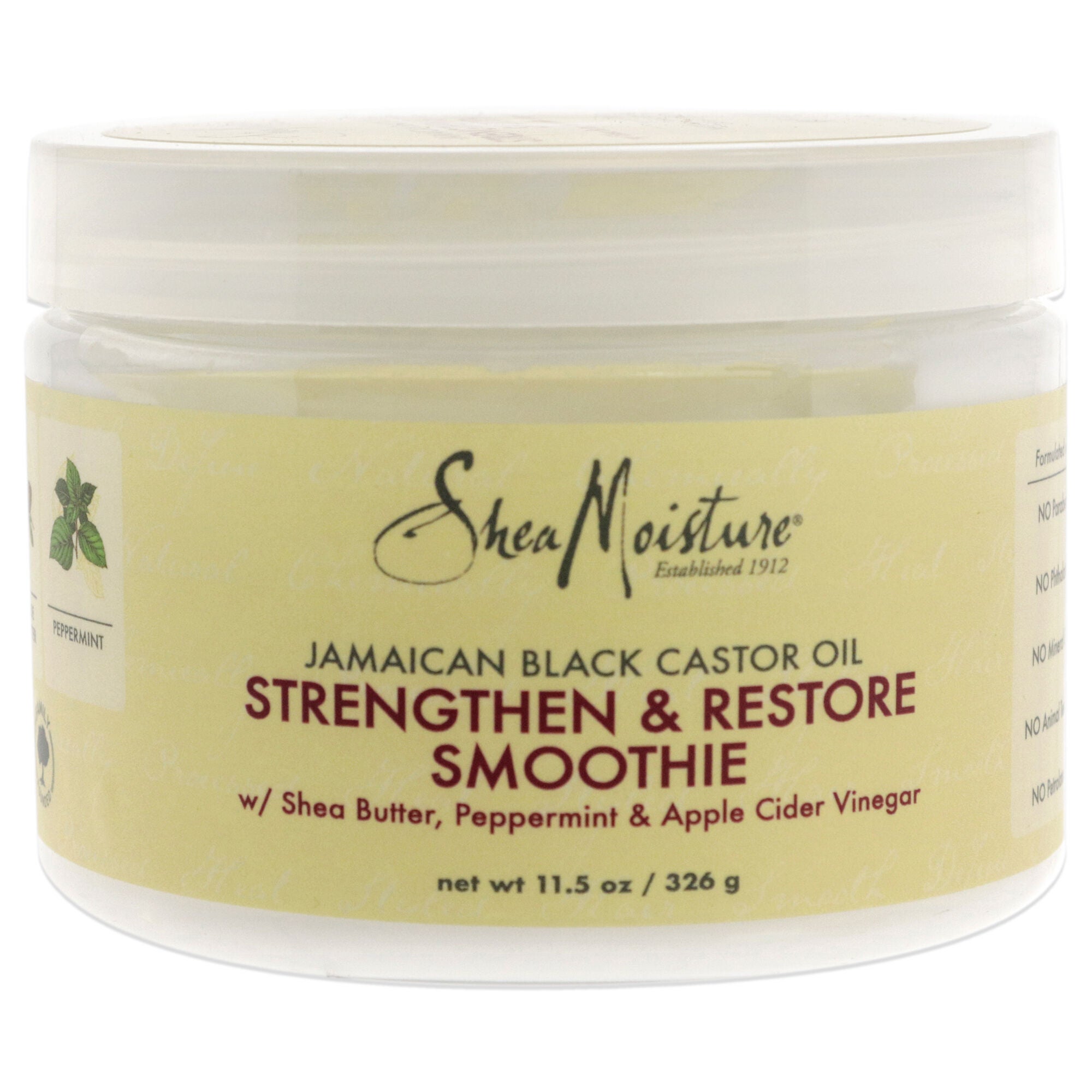 Jamaican Black Castor Oil Strengthen and Restore Smoothie by Shea Moisture for Unisex - 11.5 oz Moisturizer, See Description, hi-res image number 0