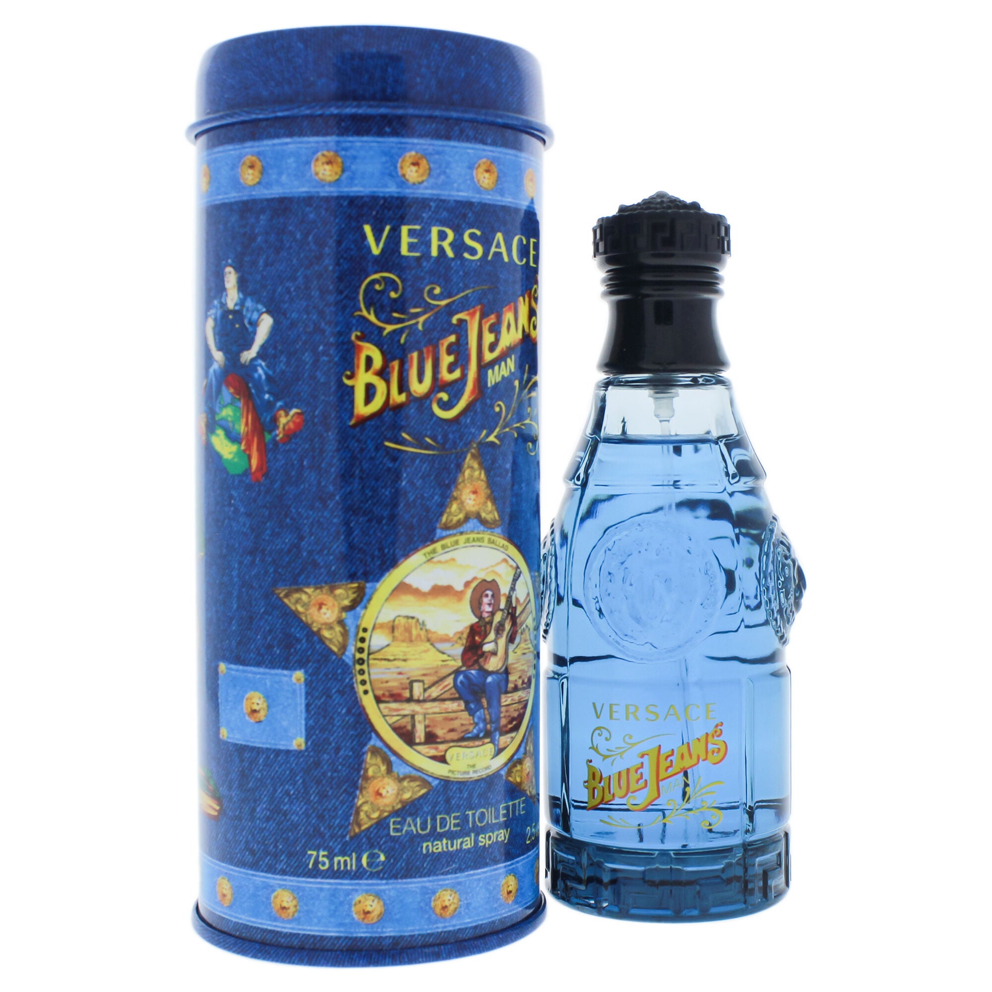 Blue Jeans by Versace for Men - 2.5 oz EDT Spray, See Description, alternate image number 2