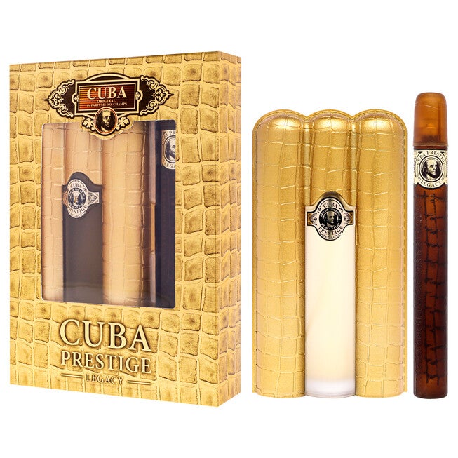 Cuba Prestige Legacy by Cuba for Men - 2 Pc Gift Set 3oz EDT Spray, 1.17oz EDT Spray, NA, alternate image number null