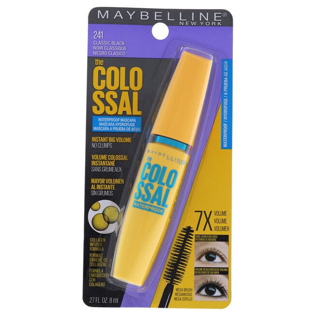 The Colossal Volum Express Waterproof Mascara - # 241 Classic Black by Maybelline for Women - 0.27 oz Mascara, , alternate image number null