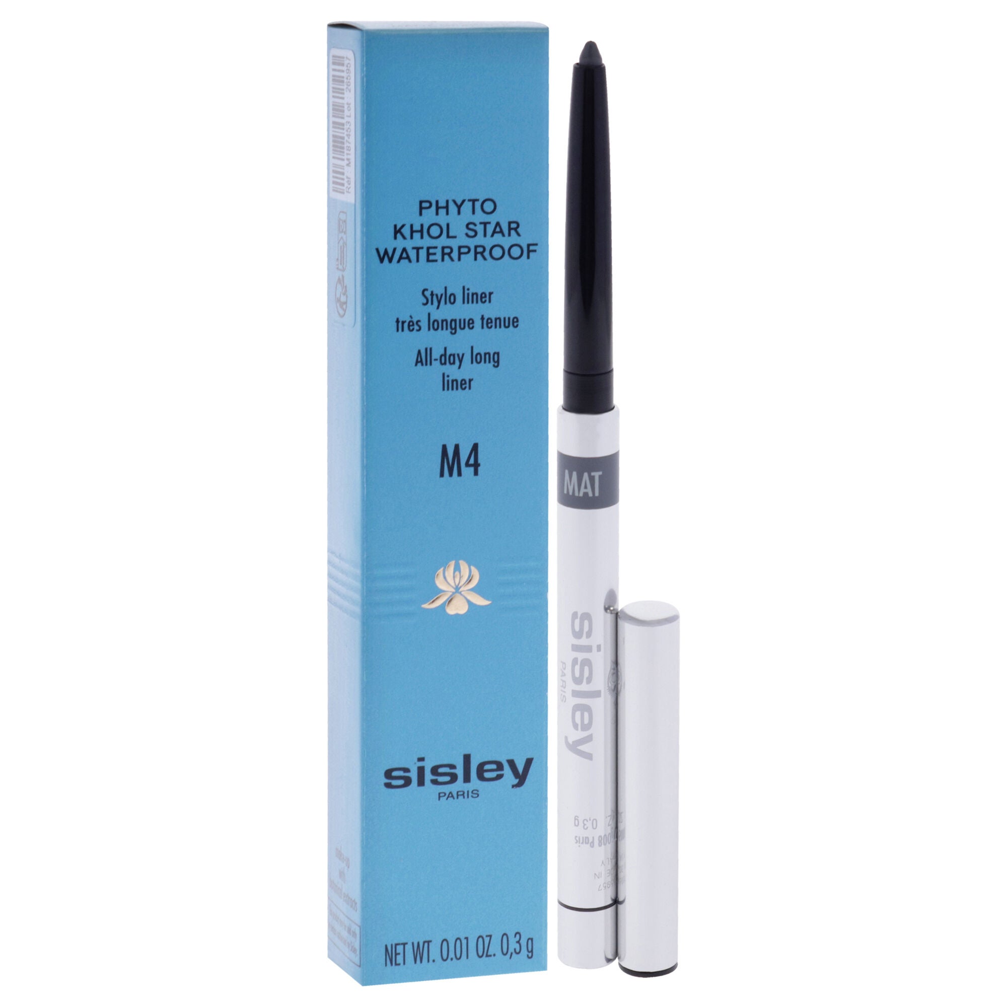 Phyto Khol Star Waterproof - M4 Matte Graphite by Sisley for Women - 0.01 oz Eyeliner, See Description, alternate image number 1