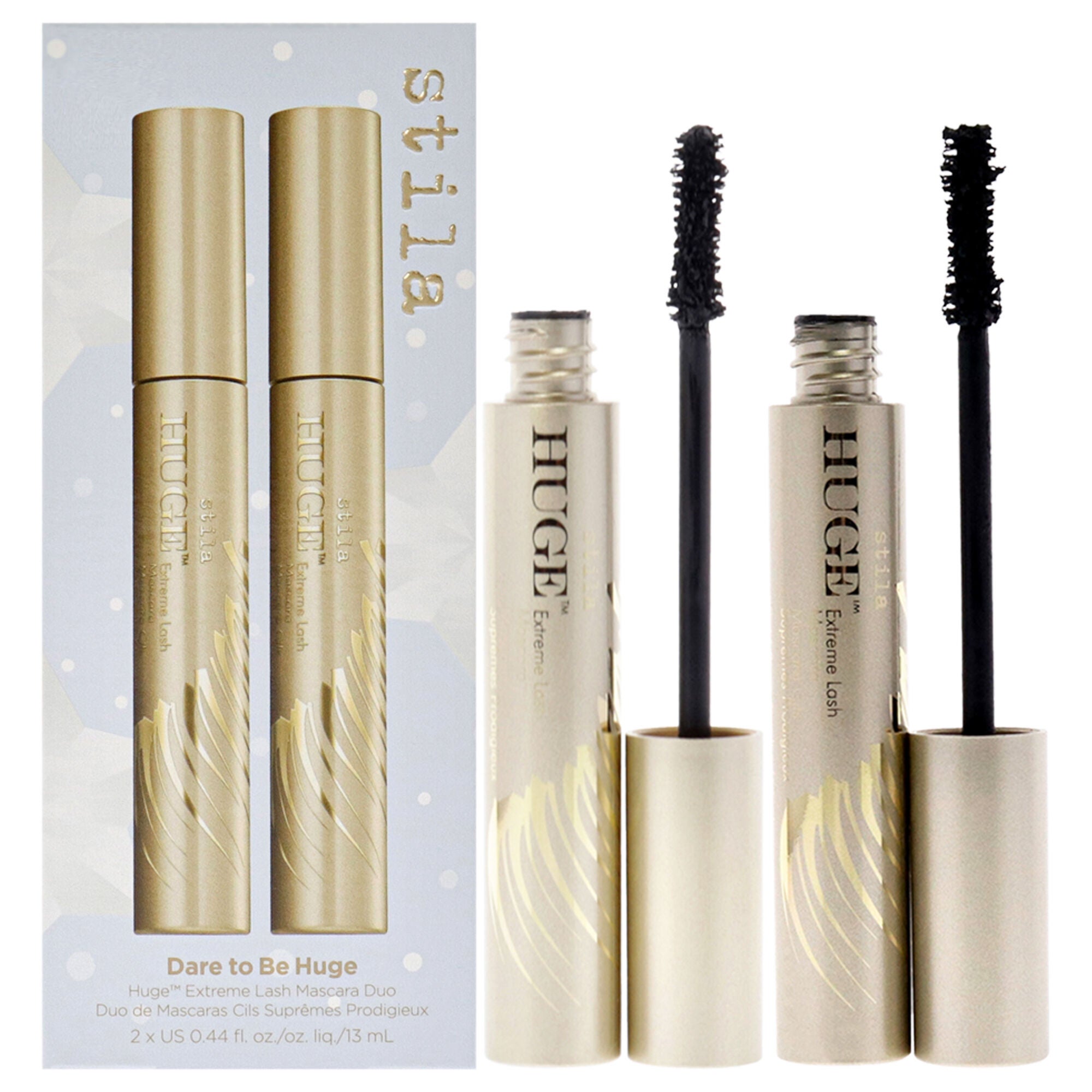 Dare to Be Huge Extreme Lash Mascara Duo - Black by Stila for Women - 2 x 0.44 oz Mascara, See Description, hi-res image number 0
