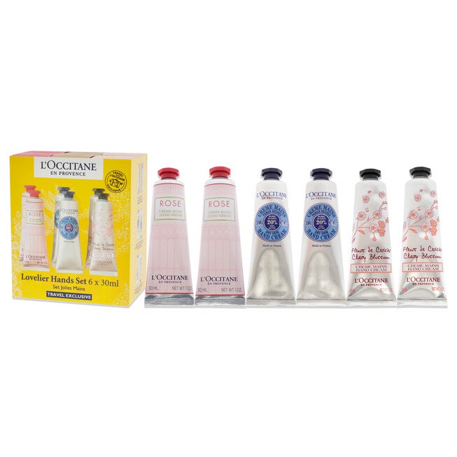 Lovelier Hands Kit by LOccitane for Unisex - 6 x 1 oz 2 Rose, 2 Shea Dry Skin, 2 Cherry Blossom, , alternate image number 8