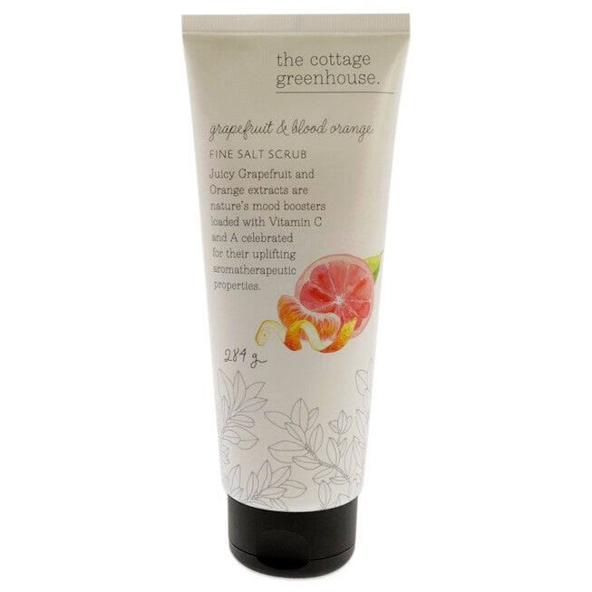 Fine Salt Scrub - Grapefruit and Blood Orange by The Cottage Greenhouse for Unisex - 10 oz Scrub, See Description, hi-res image number 0