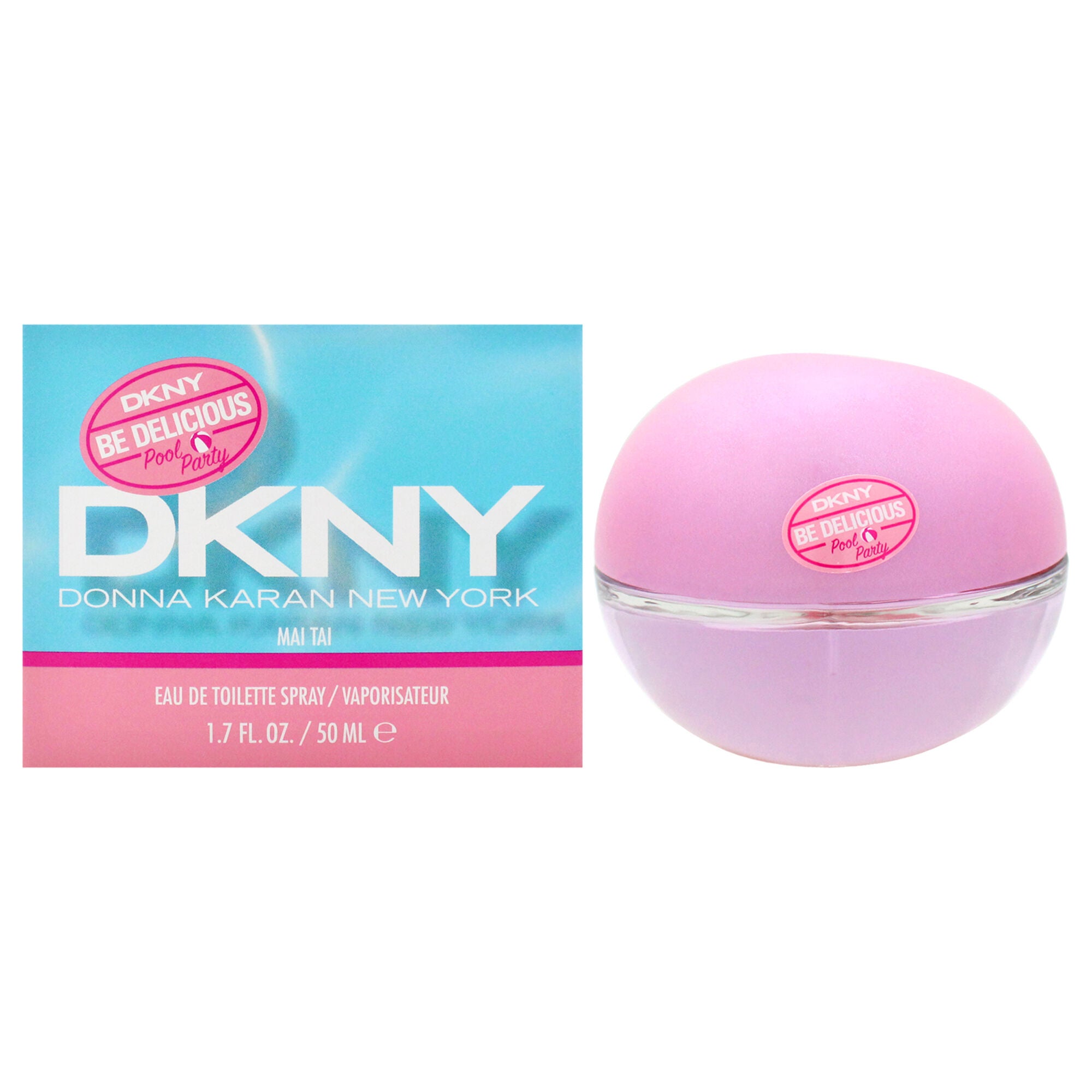 DKNY Be Delicious Pool Party - Mai Tai by Donna Karan for Women - 1.7 oz EDT Spray, Clear, hi-res image number 0