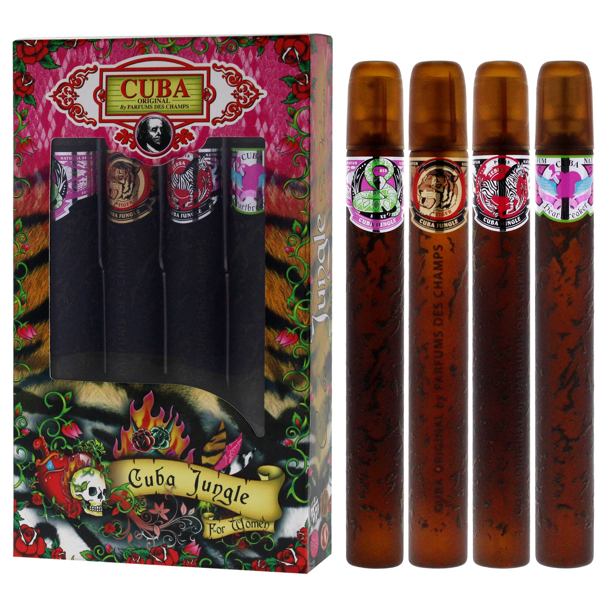 Cuba Jungle by Cuba for Women - 4 Pc Gift Set, See Description, alternate image number 2