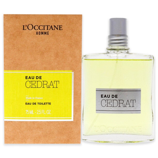 Eau de Cedrat by LOccitane for Men - 2.5 oz EDT Spray, See Description, hi-res image number 0