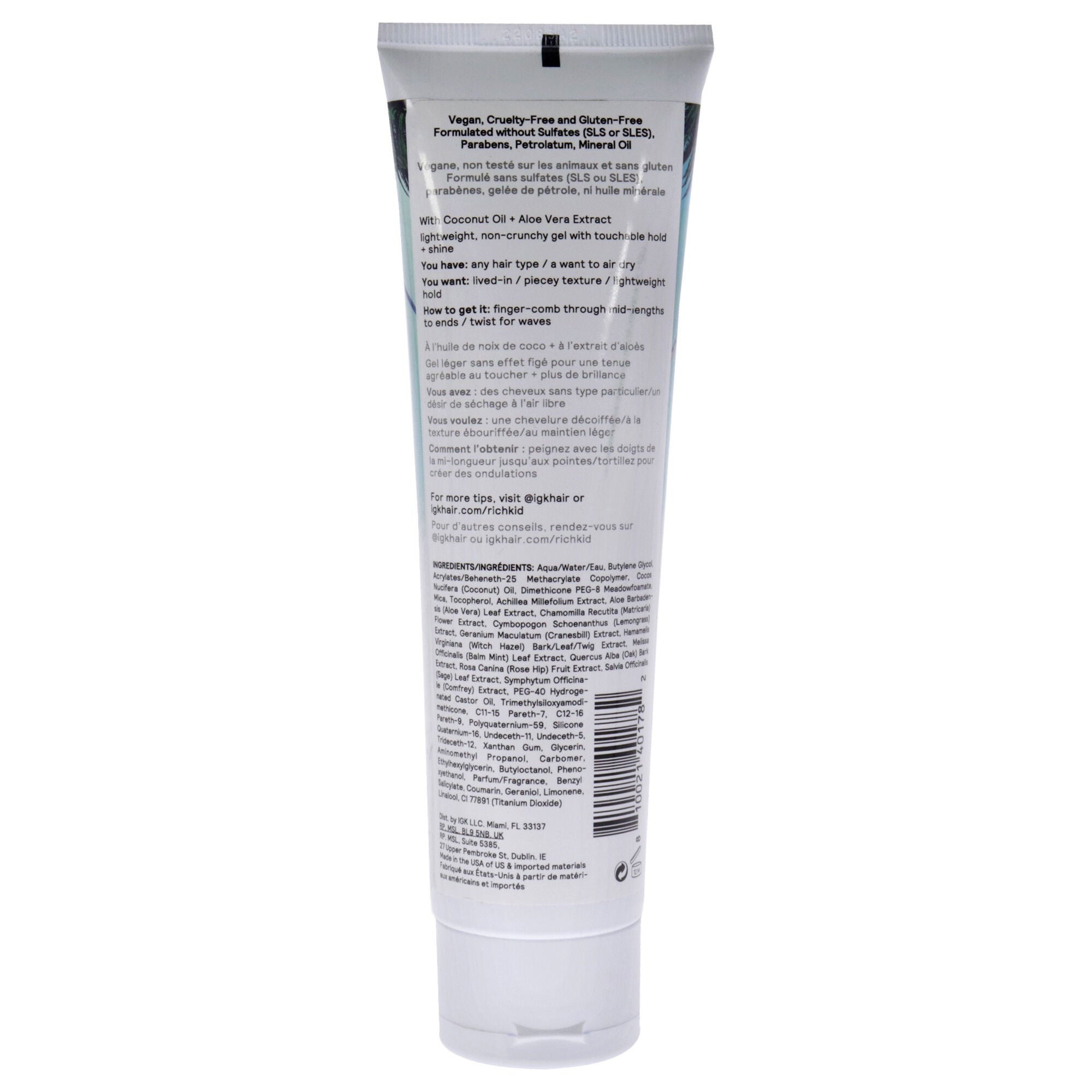 Rich Kid Wave Enhancing Air Dry Cream by IGK for Unisex - 5 oz Oil, See Description, alternate image number 2