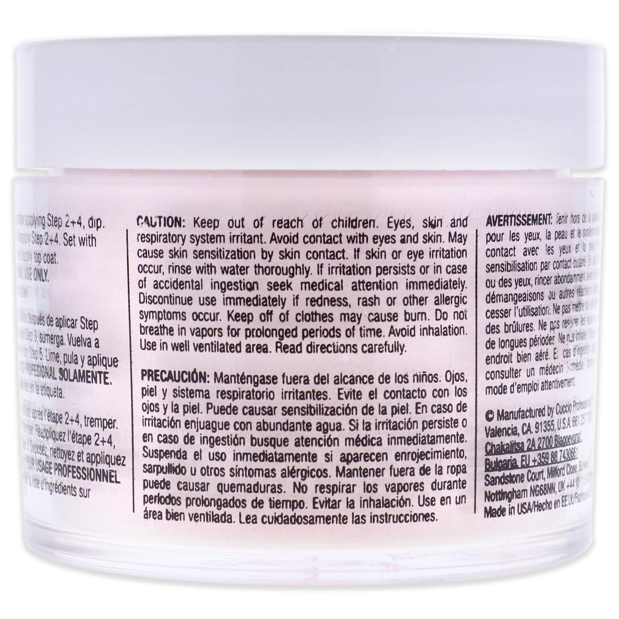 Pro Powder Polish Nail Colour Dip System - Pier Pressure by Cuccio Colour for Women - 1.6 oz Nail Powder, Pink, alternate image number 2