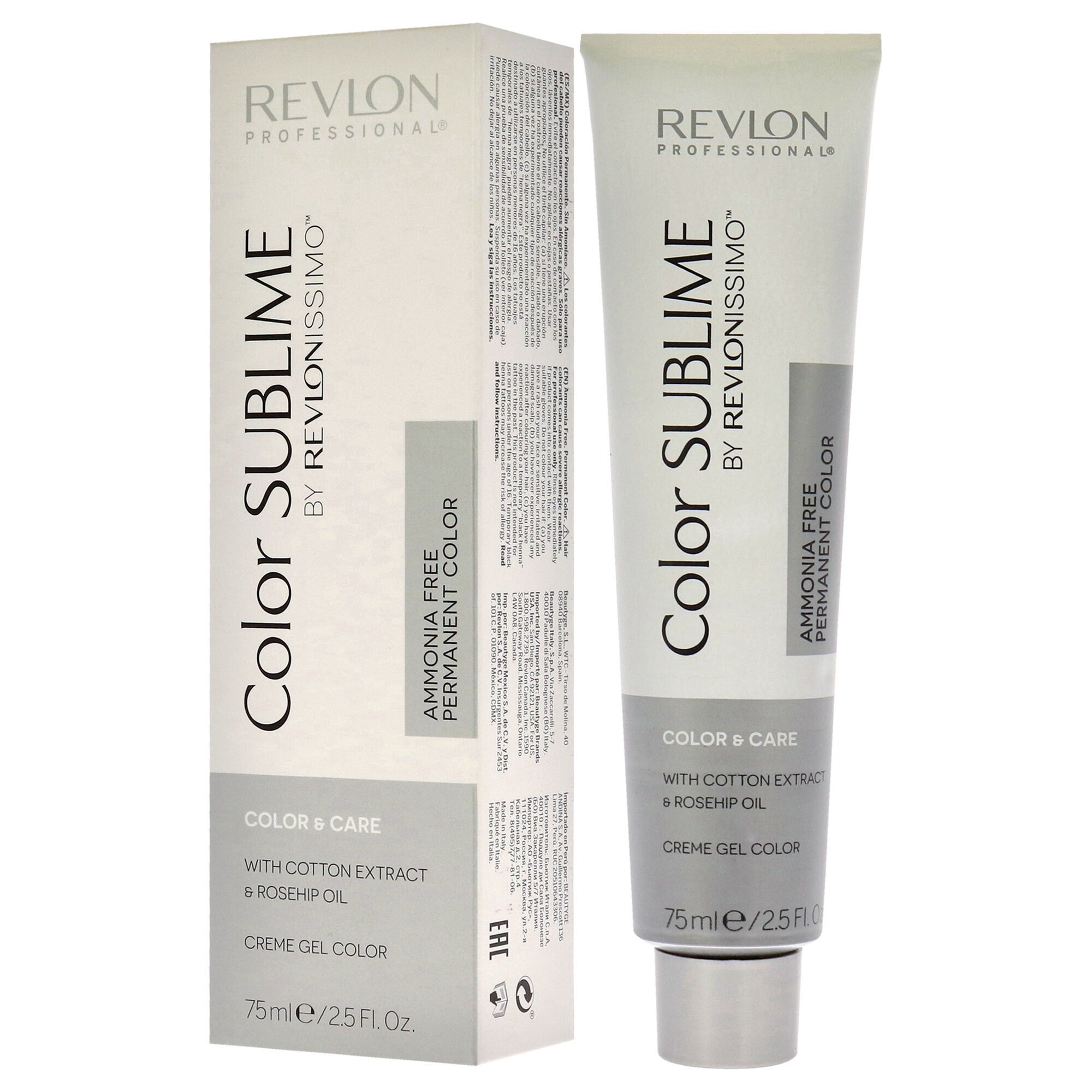 Revlonissimo Color Sublime - 6.41 Dark Copper Ash Blonde by Revlon for Unisex - 2.5 oz Hair Color, See Description, alternate image number 3