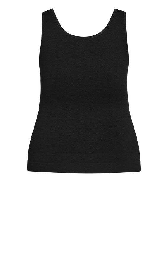 Seamless Shaping Cami - black, , alternate image number null