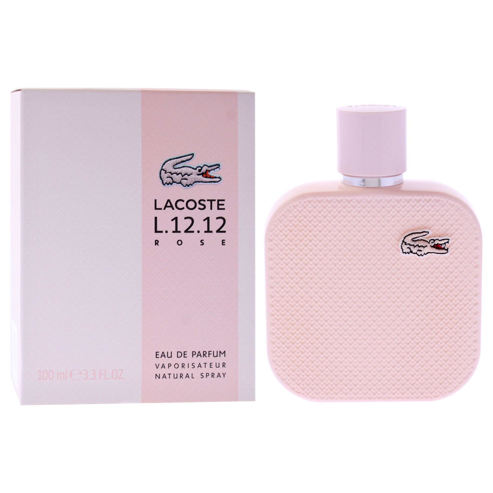 Lacoste Eau De L.12.12 Rose by Lacoste for Women - 3.3 oz EDP Spray, Clear, alternate image number 2