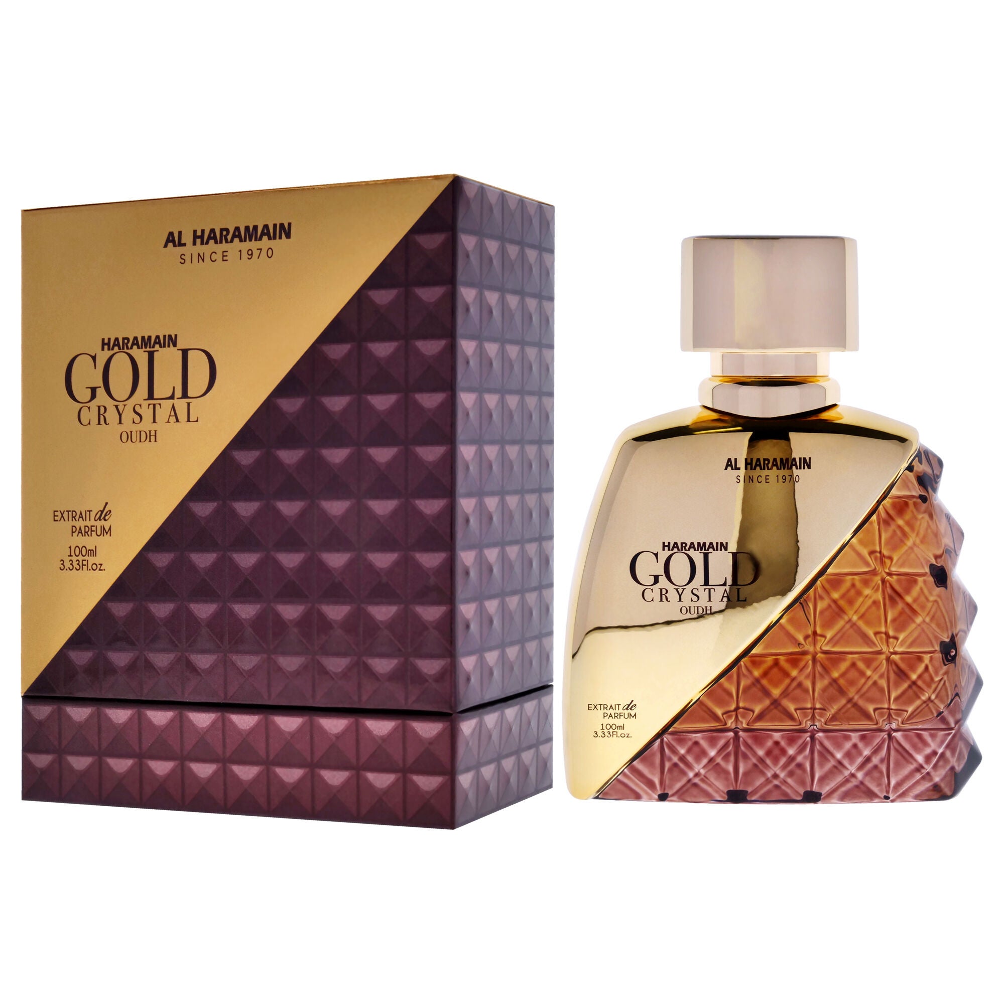 Gold Crystal Oudh by Al Haramain for Men - 3.33 oz EDP Spray, See Description, alternate image number 2