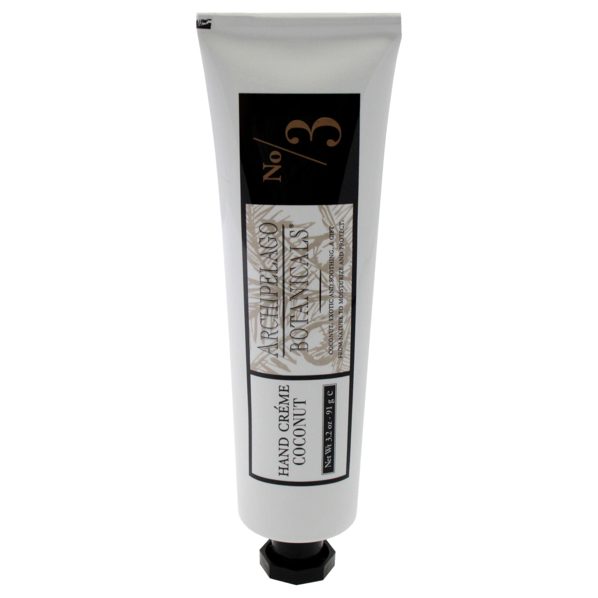 Hand Cream - Coconut by Archipelago Botanicals for Unisex - 3.2 oz Cream, White, alternate image number 1