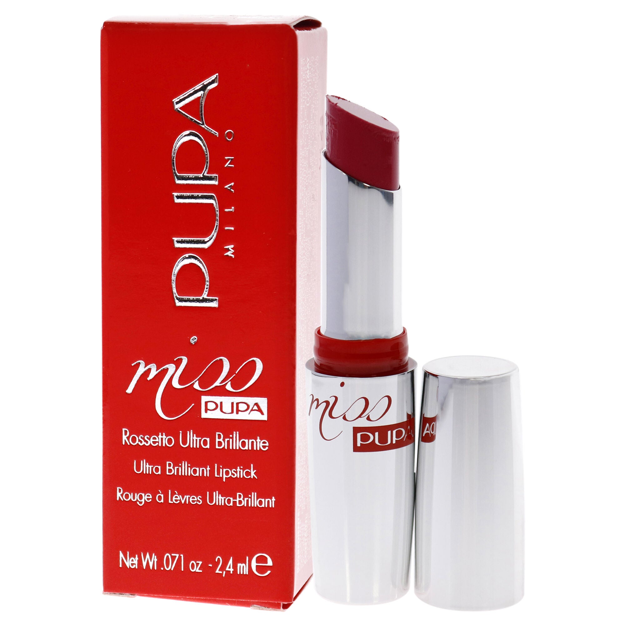 Miss Pupa Ultra Brilliant Lipstick - 302 Party Pink by Pupa Milano for Women - 0.071 oz Lipstick, , alternate image number 7