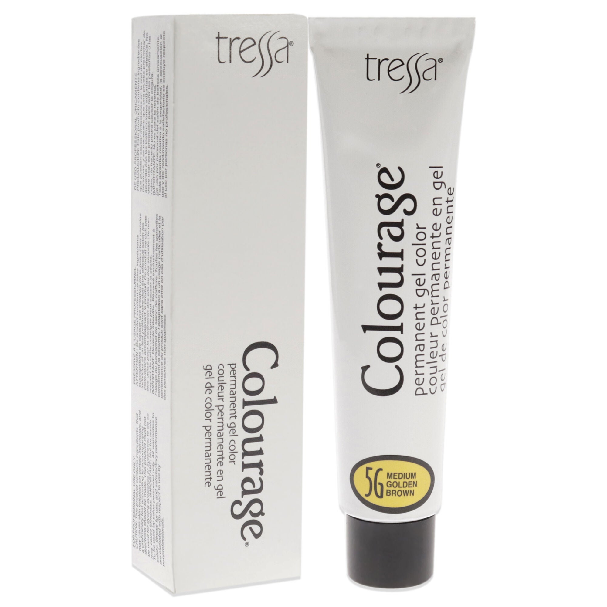 Colourage Permanent Gel Color - 5G Medium Golden Brown by Tressa for Unisex - 2 oz Hair Color, See Description, alternate image number 1