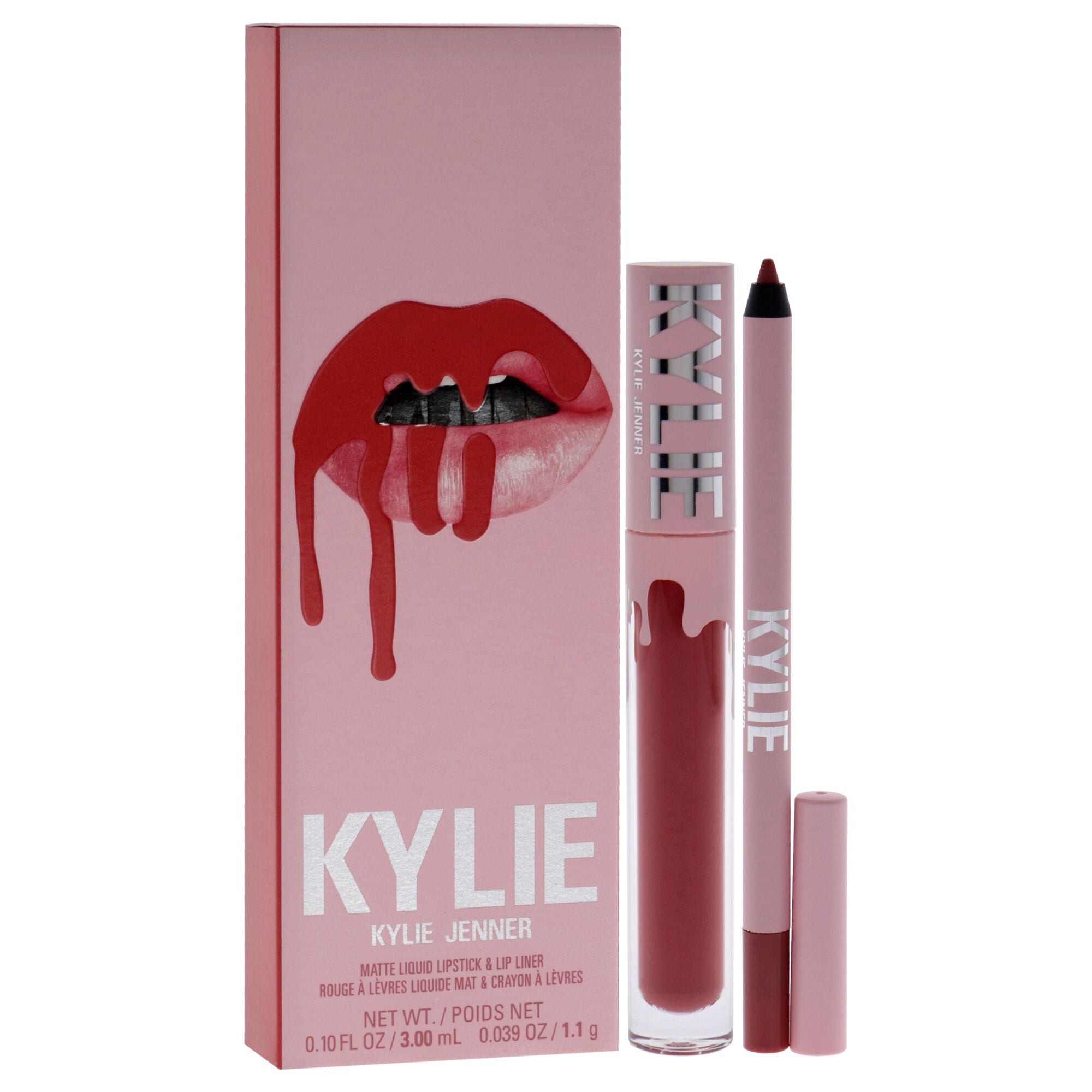Matte Lip Kit - 500 Kristen by Kylie Cosmetics for Women - 2 Pc 0.10oz Matte Liquid Lipstick, 0.039oz Lip Liner, , alternate image number 7