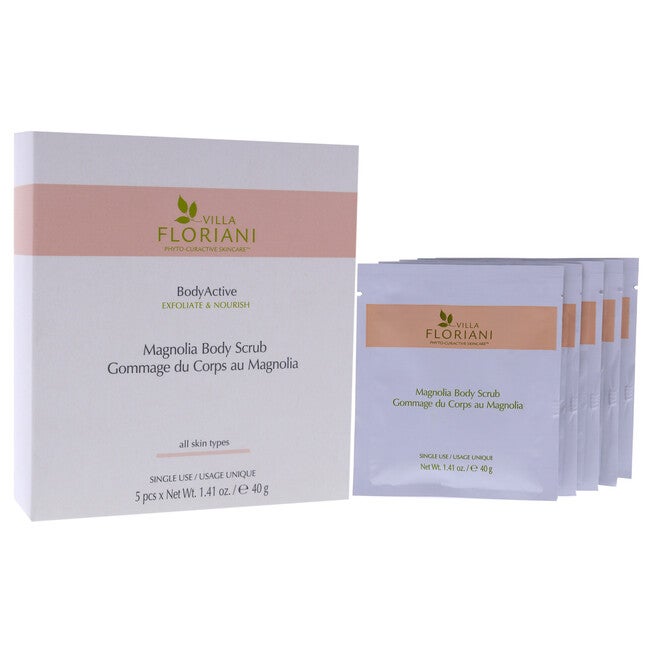 BodyActive Body Scrub - Magnolia by Villa Floriani for Women -5 x 1.41 oz Scrub, , alternate image number null