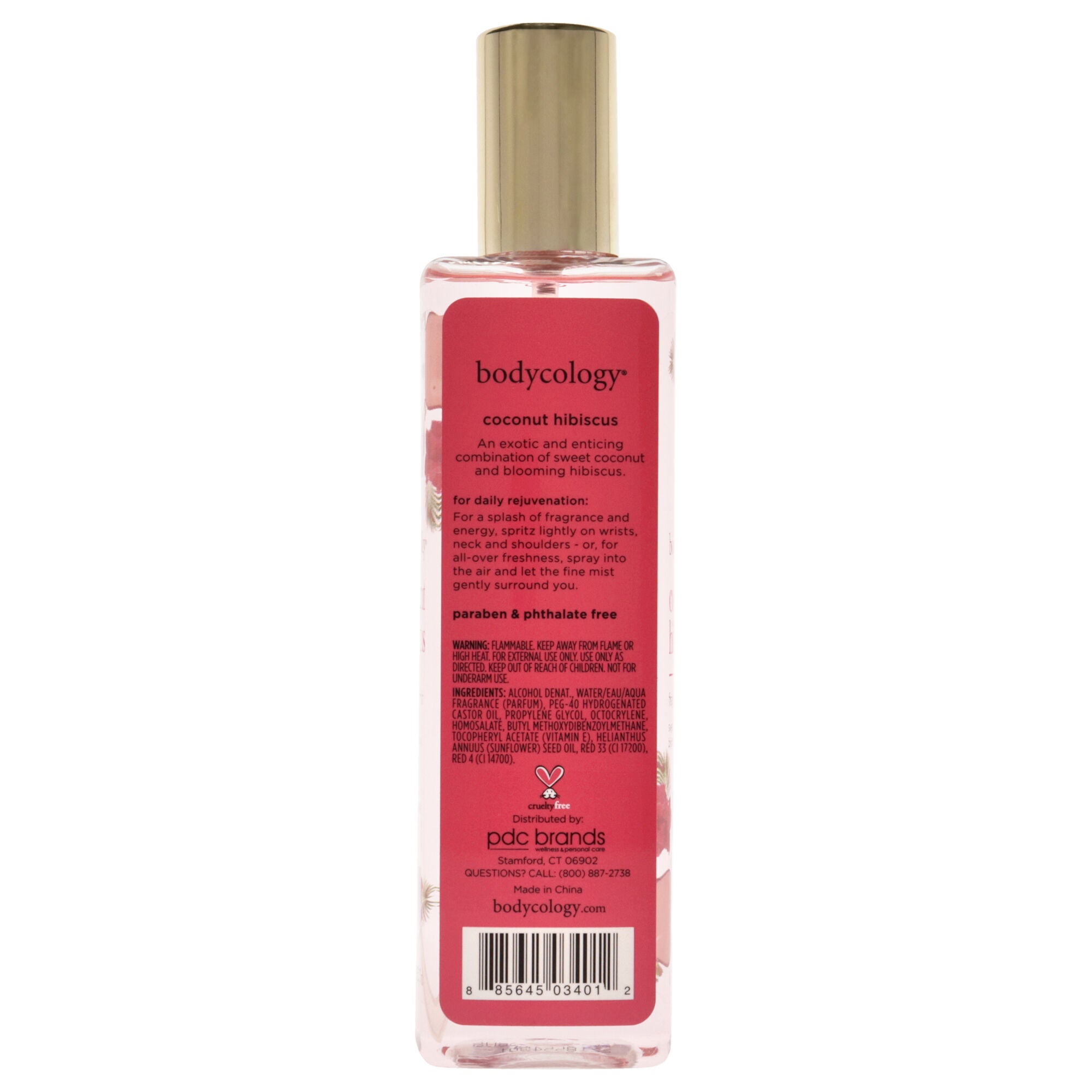 Coconut Hibiscus by Bodycology for Women - 8 oz Fragrance Mist, , alternate image number 3