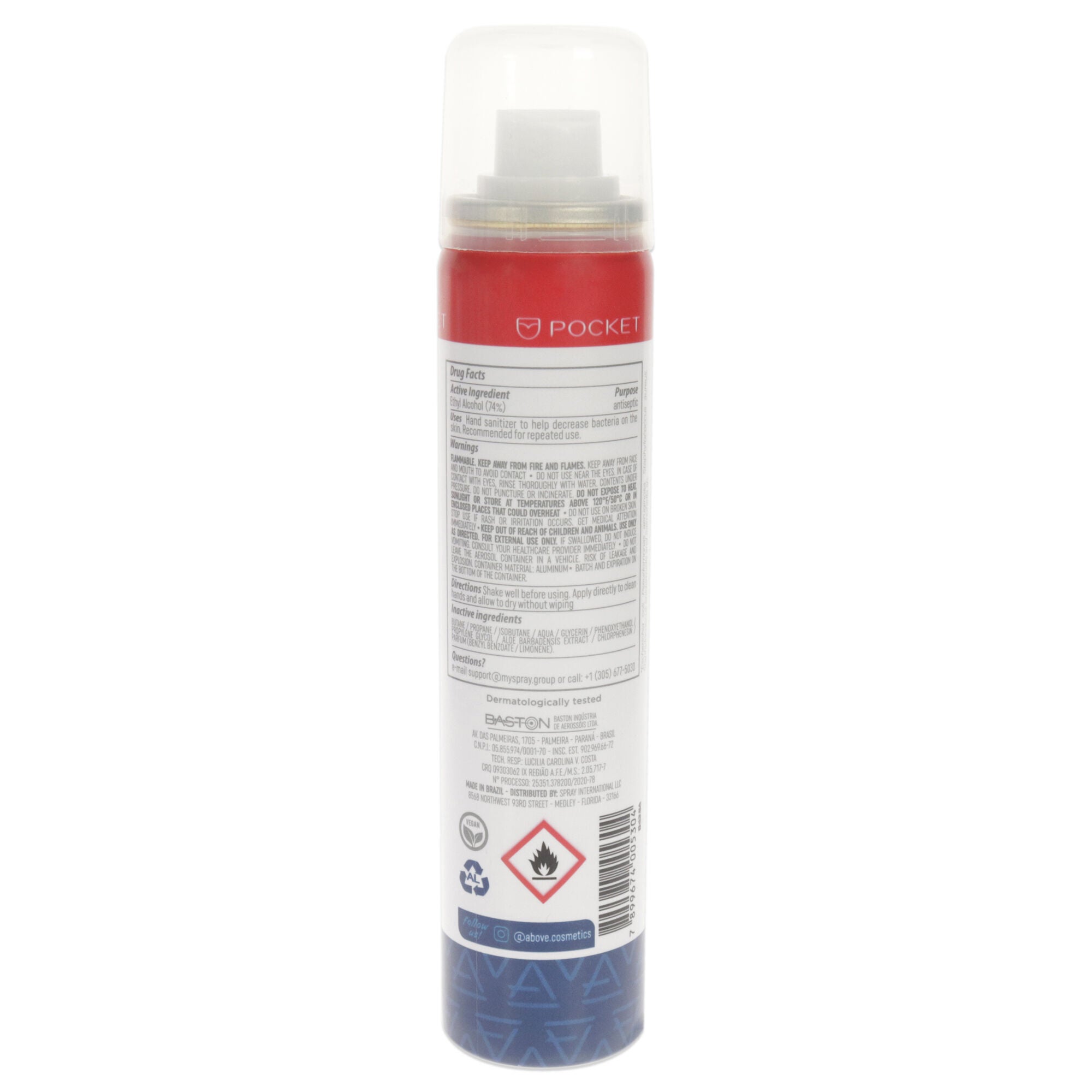 Antiseptic Hand Sanitizer Aerosol Spray by Above for Unisex - 3.38 oz Hand Sanitizer, , alternate image number 3