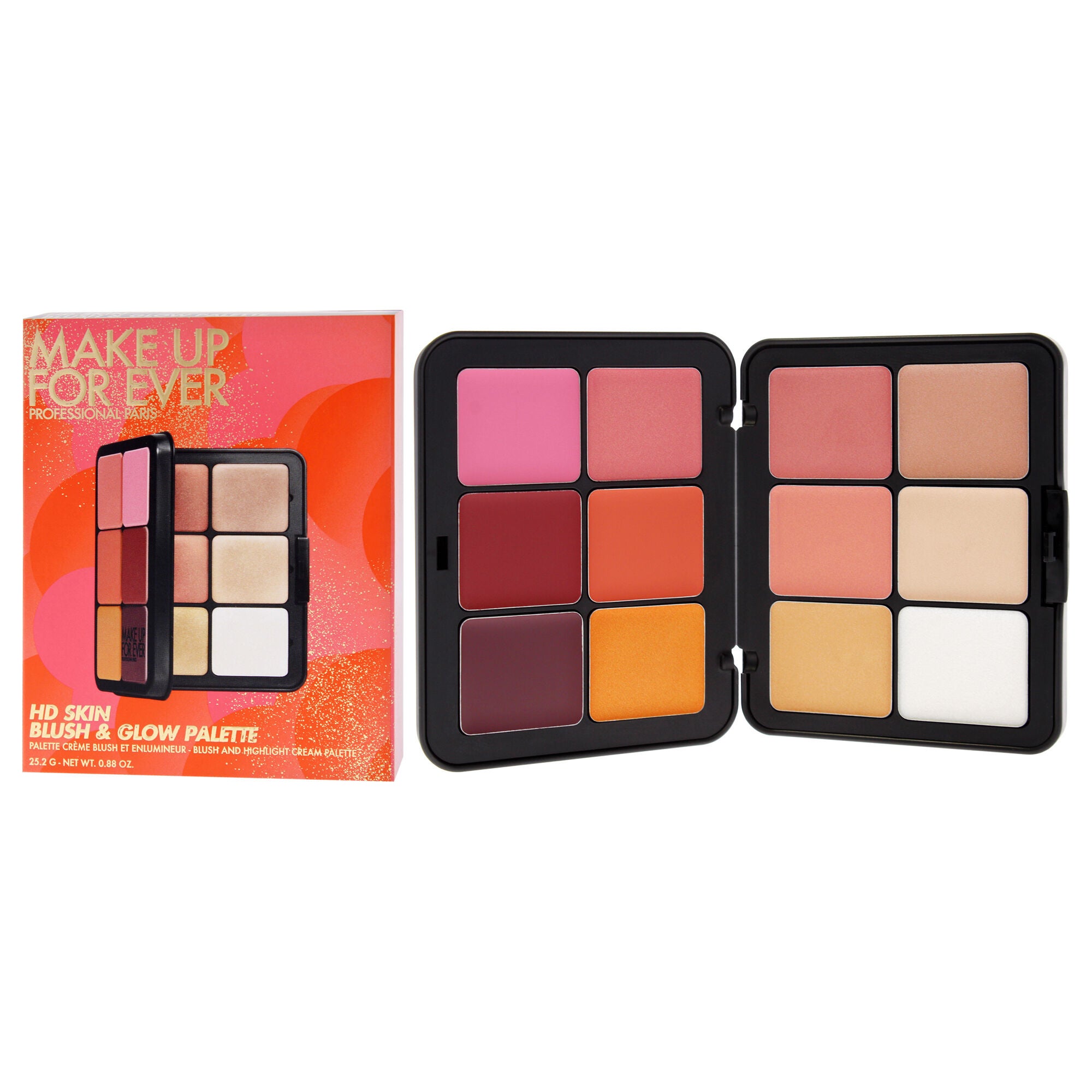 HD Skin Blush and Glow Palette by Make Up For Ever for Women - 0.88 oz Makeup, See Description, alternate image number 3