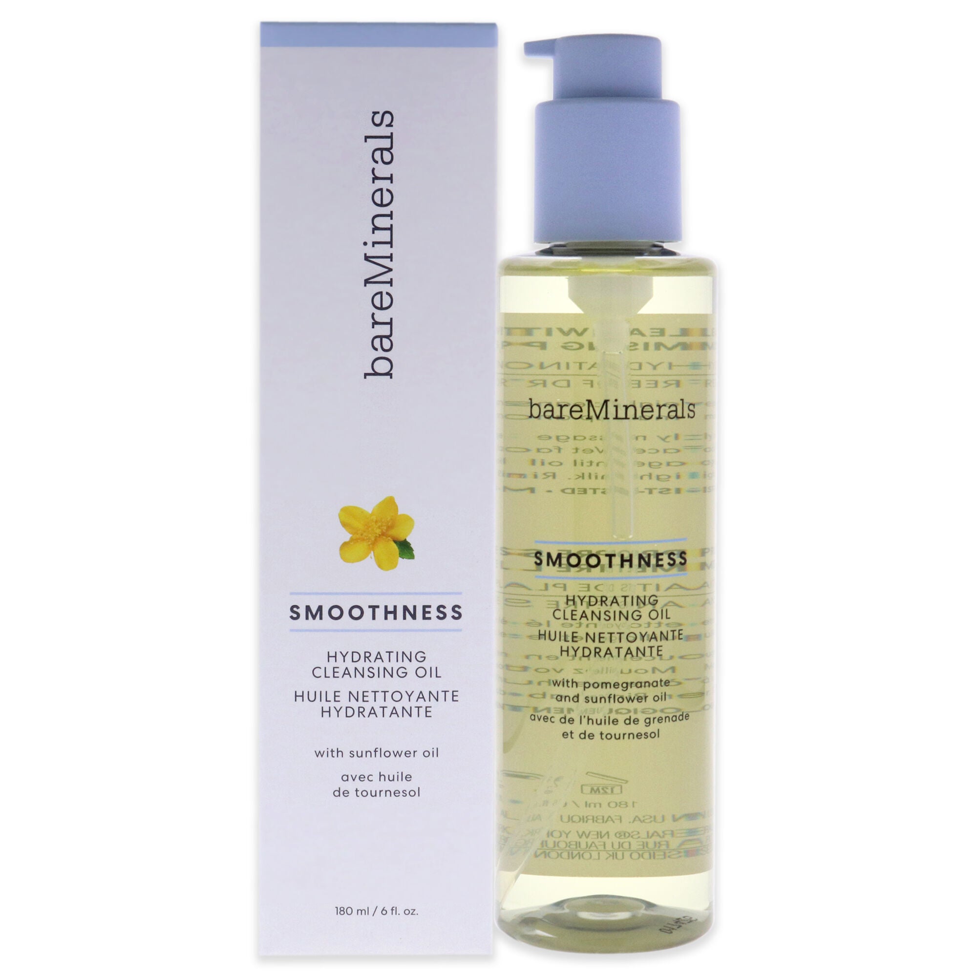 Smoothness Hydrating Cleansing Oil by bareMinerals for Unisex - 6 oz Cleanser, , alternate image number 1