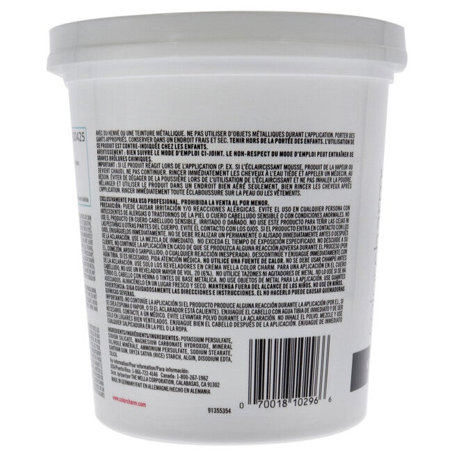 Color Charm Powder Lightener by Wella for Unisex - 16 oz Lightener, See Description, alternate image number 2