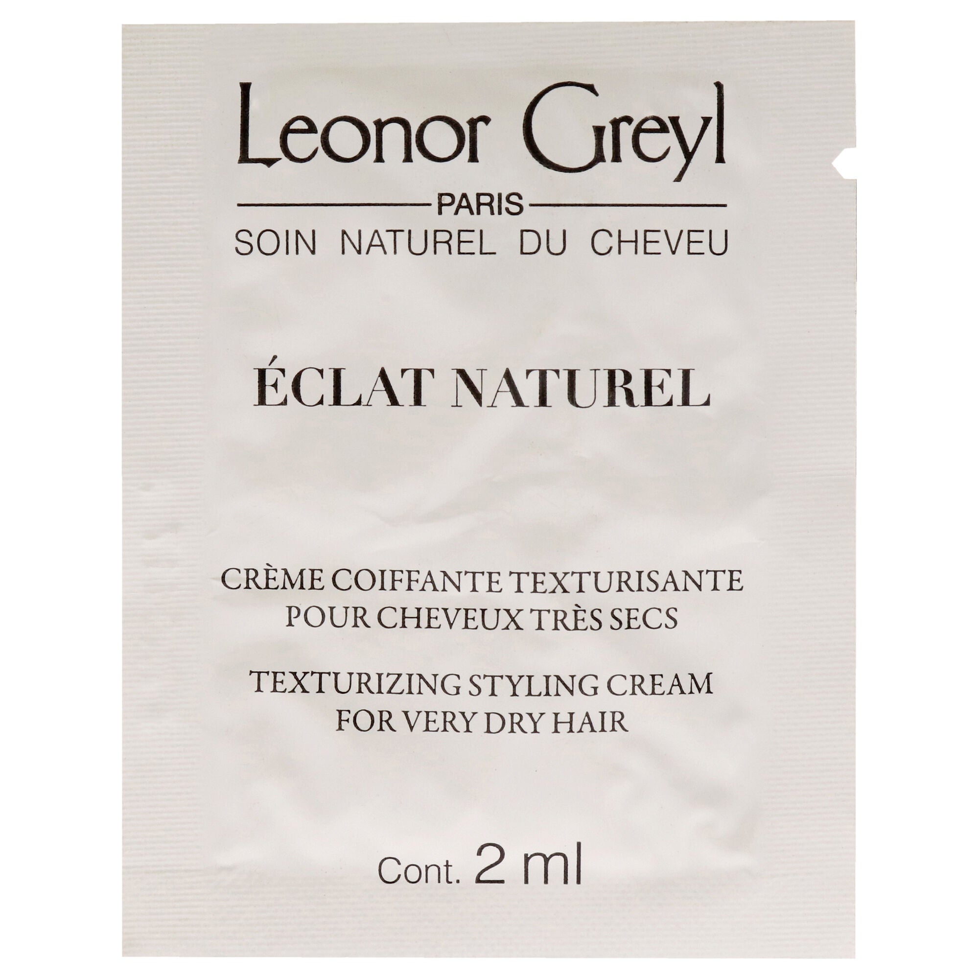 Eclat Naturel Texturizing Styling Cream by Leonor Greyl for Unisex - 0.0067 oz Cream, See Description, hi-res image number 0