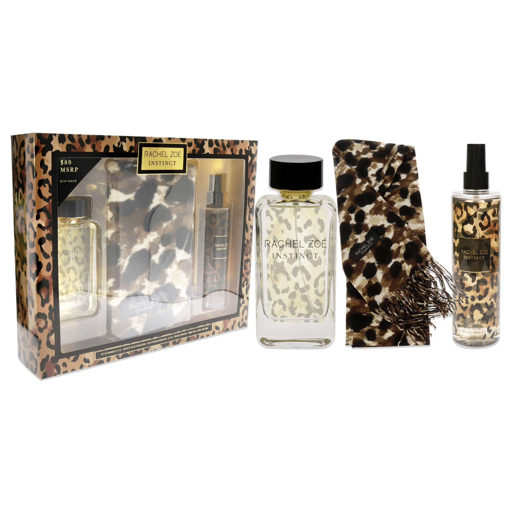 Instinct by Rachel Zoe for Women - 3 Pc Gift Set 3.4oz EDP Spray, Body Mist, Scarf, See Description, alternate image number 2