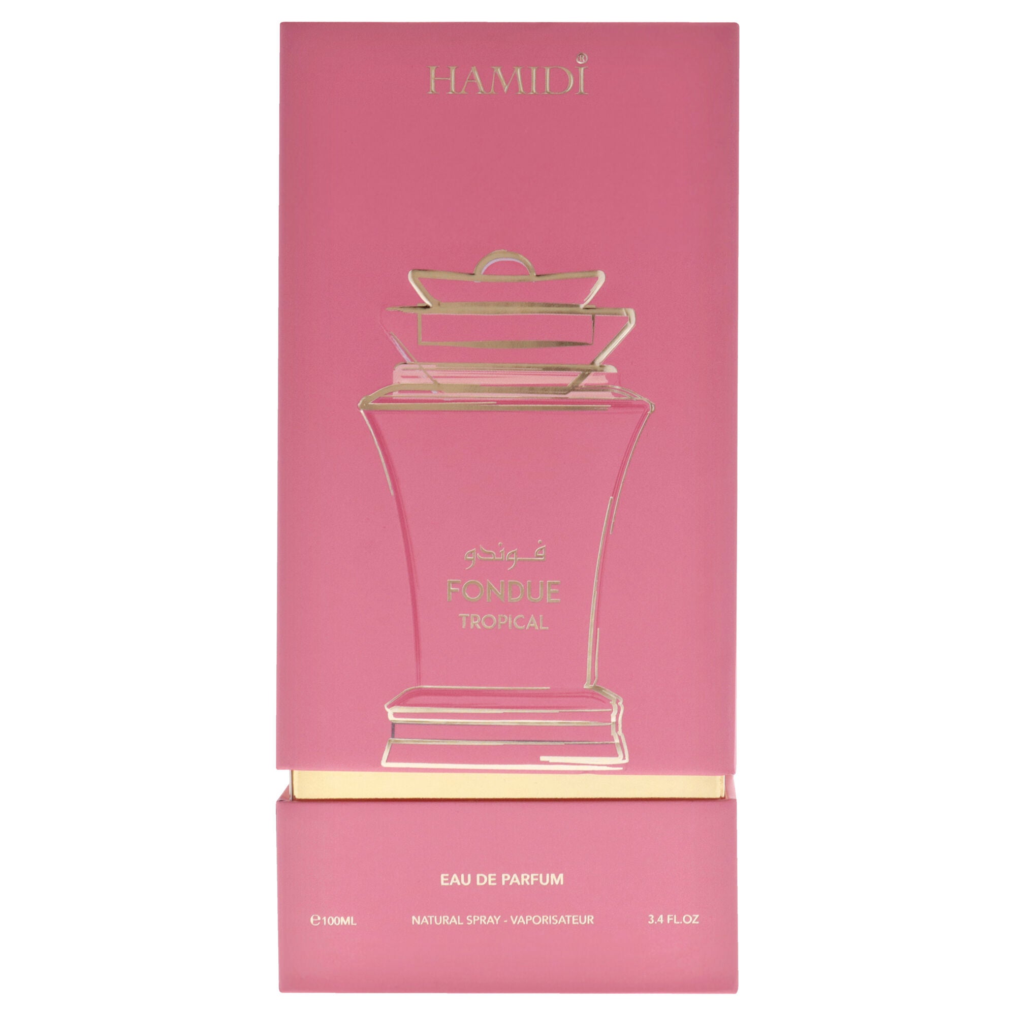 Fondue Tropical by Hamidi for Women - 3.4 oz EDP Spray, Clear, alternate image number 4